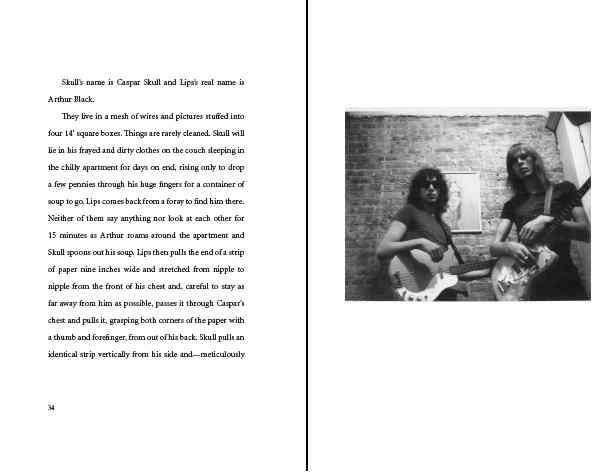 pp 34-35 of Richard Hell's novelina THE VOIDOID