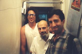 photo: Hell, Allen Ginsberg, Vincent Katz by Greg Masters