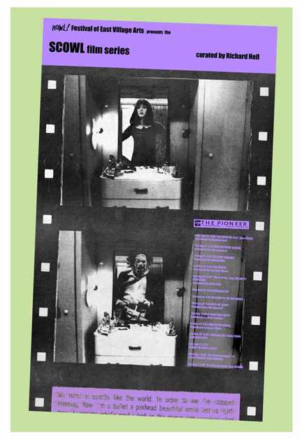 Scowl Film Series poster #2: filmstrip Anna