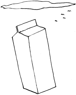 drawing by George Schneeman from POEMS I GUESS I WROTE