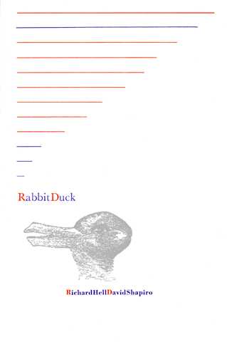 cover of RABBIT DUCK by R. Hell and D. Shapiro